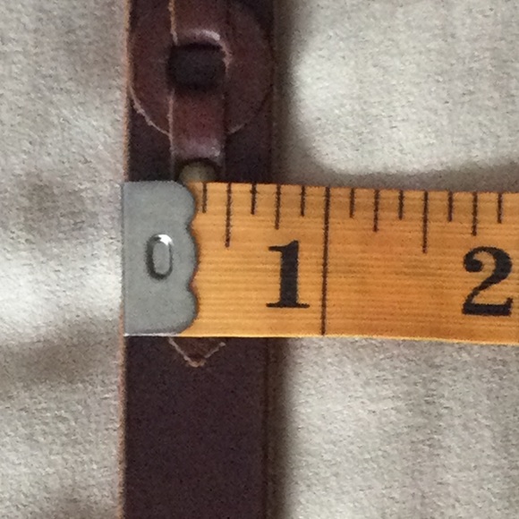 Lucky Brand Chestnut Brown Woven Studded Belt - Picture 5 of 6